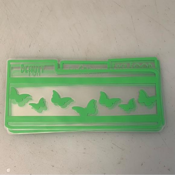 Lime Green Cash Dividers - Picture 1 of 6